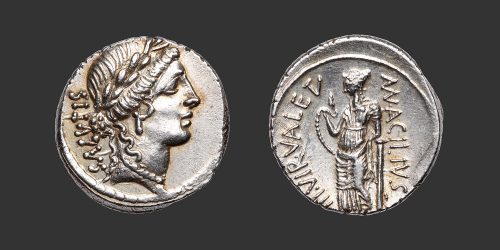 Odysseus Numismatique Monnaies Romaines République ACILIA - MAN. ACILIUS GLABRIO • Denier