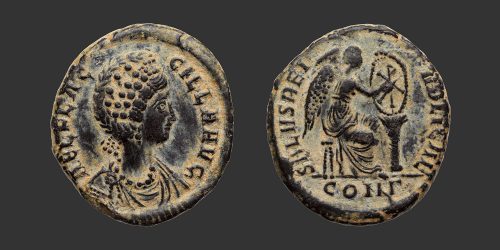 Odysseus Numismatique Monnaies Romaines AELIA FLACCILLA • Maiorina