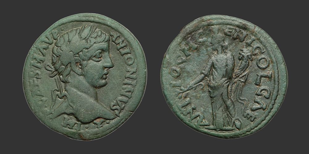 Odysseus Numismatique Monnaies Romaines Provinciales ANTIOCHE DE PISIDIE - CARACALLA • Bronze