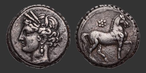 Odysseus Numismatique Monnaies Grecques CARTHAGE - TROISIÈME GUERRE PUNIQUE • Double Shekel