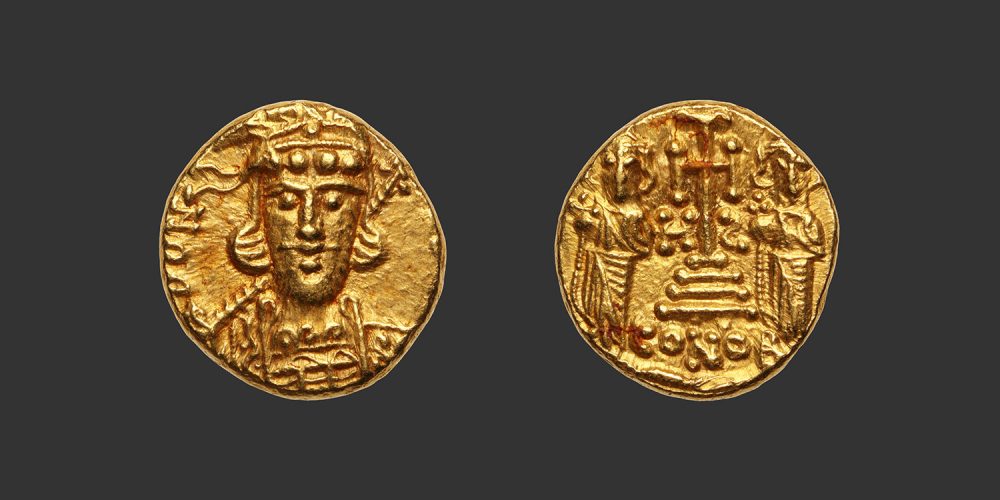 Odysseus Numismatique Monnaies Byzantines CONSTANTIN IV • Solidus