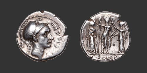 Odysseus Numismatique Monnaies Romaines République CORNELIA - CN. CORNELIUS BLASIO • Denier
