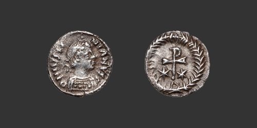 Odysseus Numismatique Monnaies Byzantines EMPIRE BYZANTIN - JUSTINIEN Ier • Demi Silique
