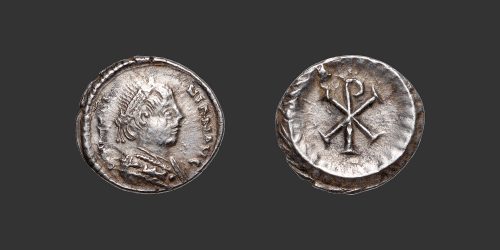 Odysseus Numismatique Monnaies Byzantines EMPIRE BYZANTIN - JUSTINIEN Ier • Demi Silique