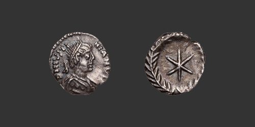 Odysseus Numismatique Monnaies Byzantines EMPIRE BYZANTIN - JUSTINIEN Ier • Quart de Silique