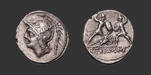 Odysseus Numismatique Monnaies Romaines République MINUCIA - Q. MINUCIUS THERMUS • Denier