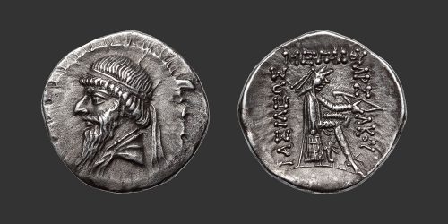 Odysseus Numismatique Monnaies Grecques ROYAUME PARTHE - MITHRADATES I • Drachme
