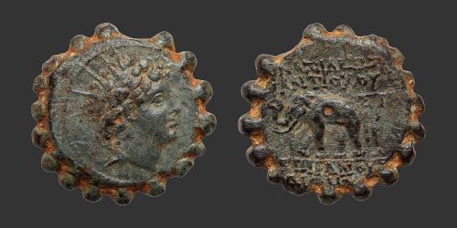 Odysseus Numismatique Monnaies Grecques ROYAUME SÉLEUCIDE - ANTIOCHOS VI • Bronze