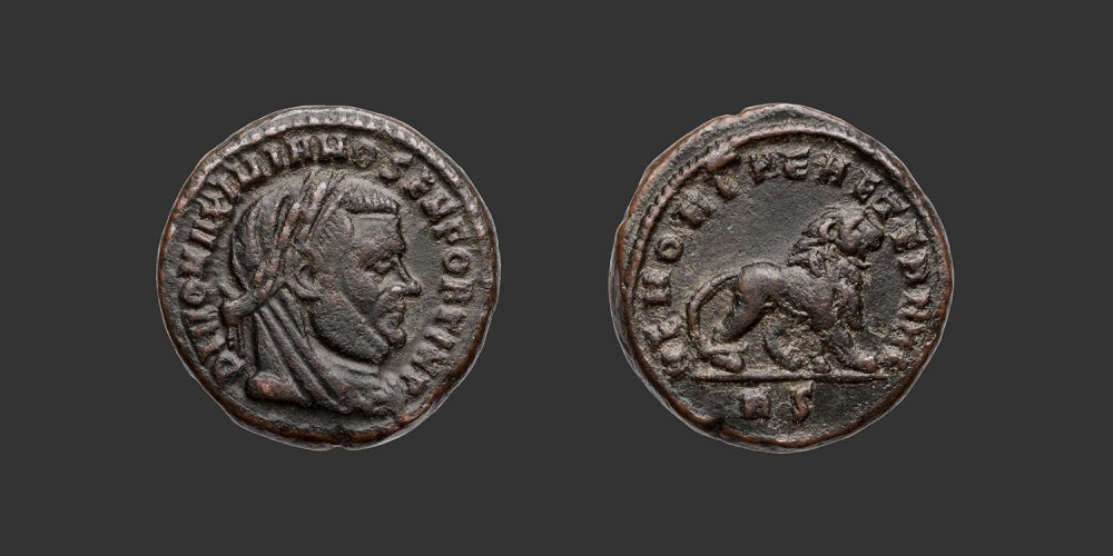 Odysseus Numismatique Monnaies Romaines DIVUS MAXIMIEN HERCULE • Quart de Follis