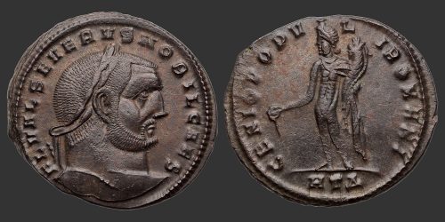 Odysseus Numismatique Monnaies Romaines SÉVÈRE II • Follis