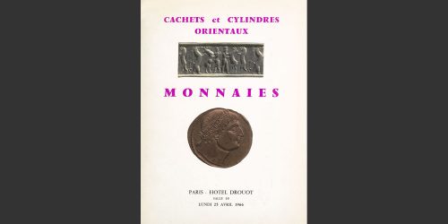 Odysseus Numismatique Livres Catalogues de Vente Intailles Monnaies CACHETS ET CYLINDRES ORIENTAUX - MONNAIES • Vinchon 1966