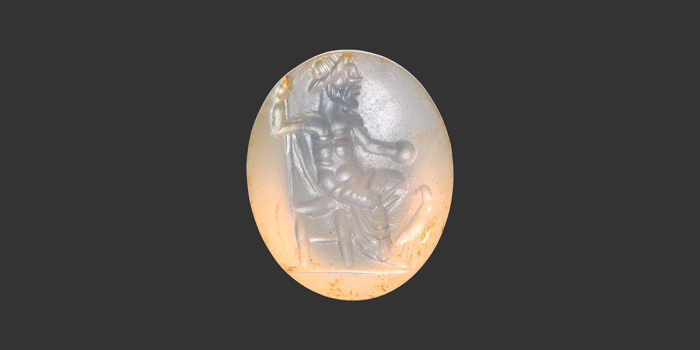 Odysseus Numismatique Glyptique Pierres Gravées JUPITER - CALCÉDOINE • Intaille Romaine