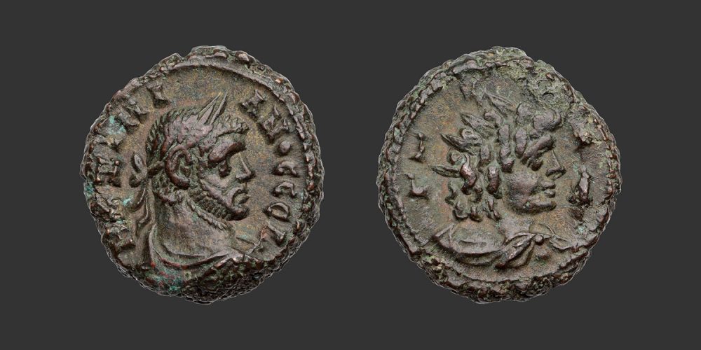 Odysseus Numismatique Monnaies Romaines Provinciales Grecques ALEXANDRIE - MAXIMIEN HERCULE • Tétradrachme