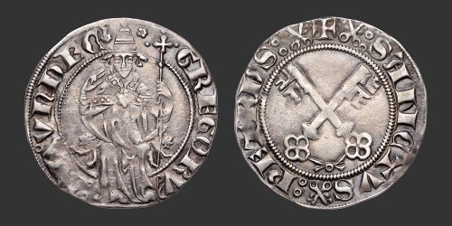 Odysseus Numismatique Monnaies Féodales Papales AVIGNON - GRÉGOIRE XI • Gros