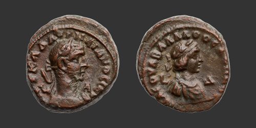 Odysseus Numismatique Monnaies Romaines Provinciales Grecques ALEXANDRIE - AURÉLIEN & VABALATHE • Tétradrachme