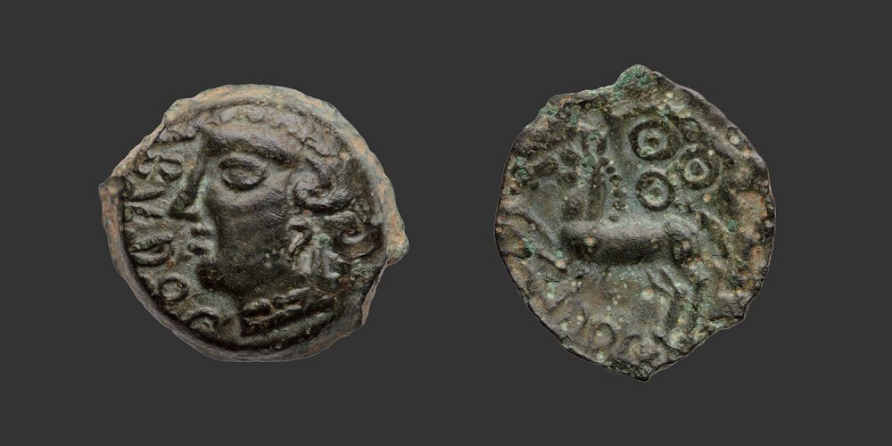 Odysseus Numismatique Monnaies Celtiques Gauloises BITURIGES CUBES • Bronze
