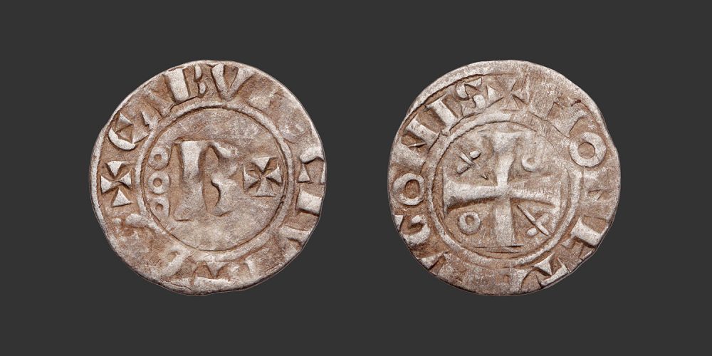 Odysseus Numismatique Monnaies Féodales CHALON - HUGUES II • Denier