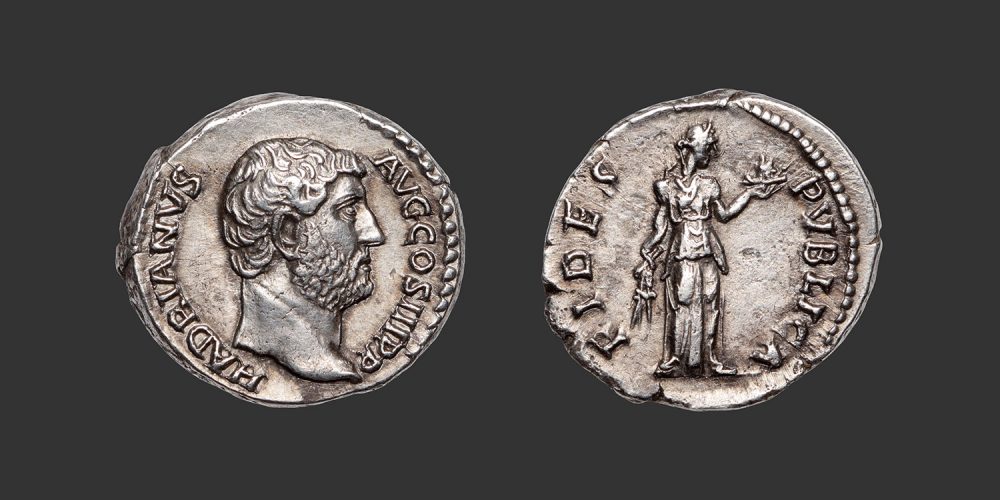 Odysseus Numismatique Monnaies Romaines Impériales HADRIEN • Denier