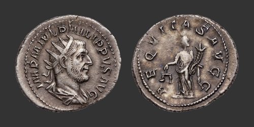 Odysseus Numismatique Monnaies Romaines Impériales PHILIPPE Ier L'ARABE • Antoninien