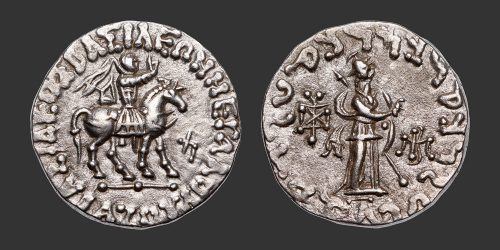 Odysseus Numismatique Monnaies Grecques Orientales ROYAUME INDO-SCYTHE - AZÈS • Tétradrachme