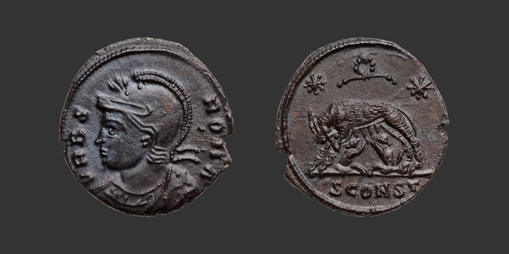 Odysseus Numismatique Monnaies Romaines Impériales CONSTANTIN Ier - URBS ROMA • Nummus
