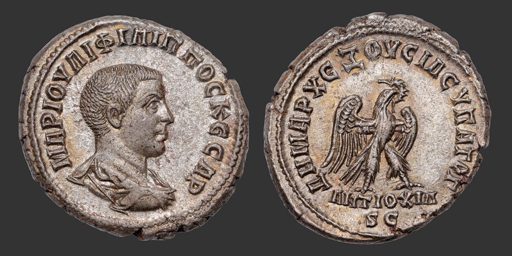 Odysseus Numismatique Monnaies Romaines Provinciales ANTIOCHE - PHILIPPE II • Tétradrachme