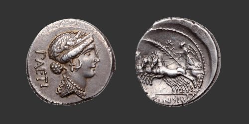 Odysseus Numismatique Monnaies Romaines République CONSIDIA - C. CONSIDIUS PAETUS • Denier