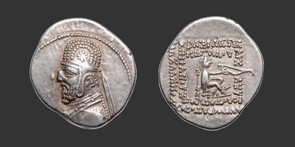 Odysseus Numismatique Monnaies Grecques Orientales ROYAUME PARTHE - MITHRADATÈS III • Drachme