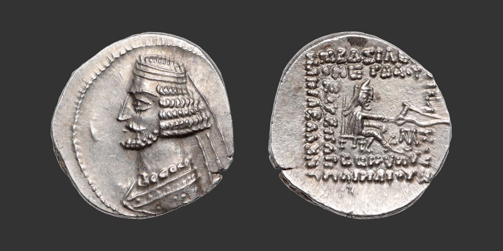 Odysseus Numismatique Monnaies Grecques Orientales ROYAUME PARTHE - MITHRADATÈS IV • Drachme