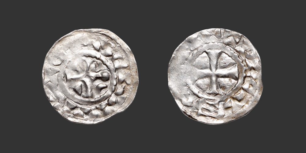 Odysseus Numismatique Monnaies Carolingiennes Féodales CHARLES III LE SIMPLE - TROYES • Obole