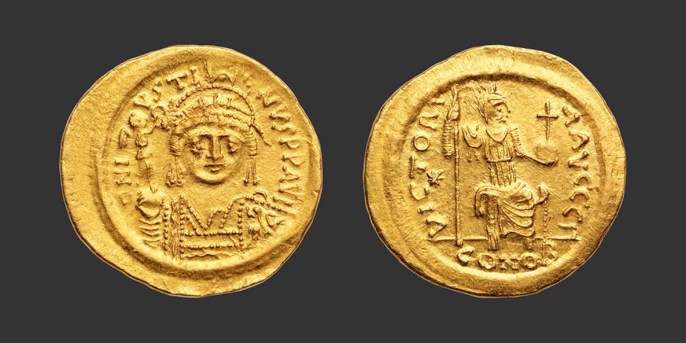 Odysseus Numismatique Monnaies Byzantines JUSTIN II • Solidus