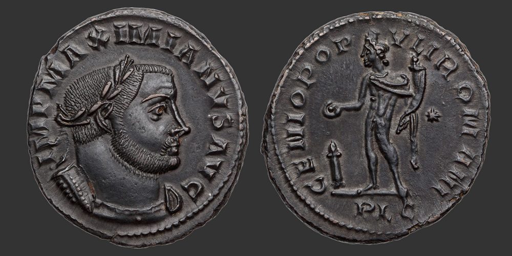 Odysseus Numismatique Monnaies Romaines Impériales MAXIMIEN HERCULE • Follis