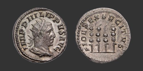 Odysseus Numismatique Monnaies Romaines Impériales PHILIPPE Ier L'ARABE • Antoninien