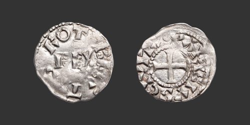 Odysseus Numismatique Monnaies Royales Féodales ROBERT II LE PIEUX - PARIS • Obole
