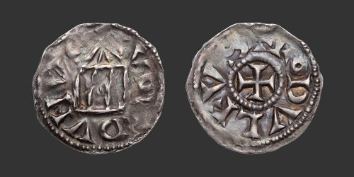 Odysseus Numismatique Monnaies Carolingiennes Féodales RODOLPHE III DE BOURGOGNE - LYON • Denier