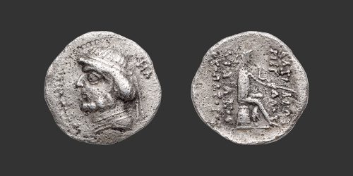 Odysseus Numismatique Monnaies Grecques Orientales ROYAUME PARTHE - PHRAATÈS II • Hémidrachme