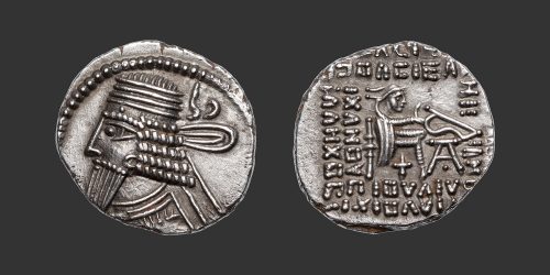 Odysseus Numismatique Monnaies Grecques Orientales ROYAUME PARTHE - VOLOGASÈS Ier • Drachme