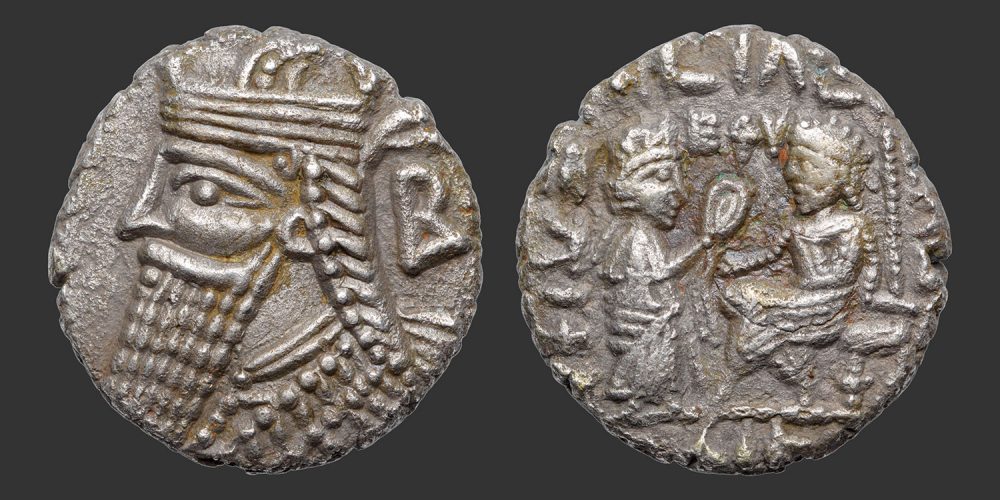 Odysseus Numismatique Monnaies Grecques Orientales ROYAUME PARTHE - VOLOGASÈS IV • Tétradrachme