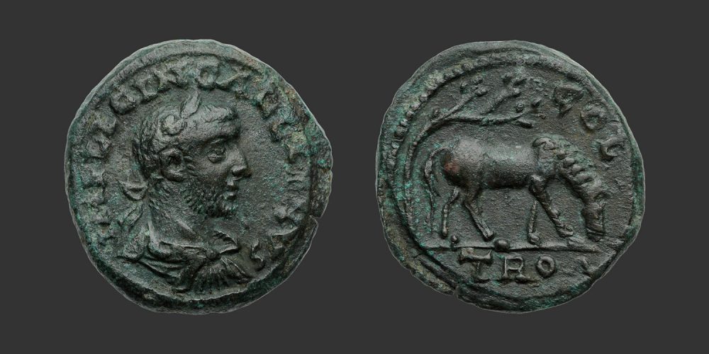 Odysseus Numismatique Monnaies Romaines Provinciales ALEXANDRIE DE TROADE - GALLIEN • Bronze