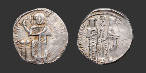 Odysseus Numismatique Monnaies Byzantines ANDRONIC II PALAEOLOGUS & MICHEL IX • Basilikon