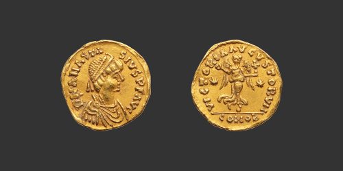Odysseus Numismatique Monnaies Byzantines OSTROGOTHS - THÉODORIC • Trémissis