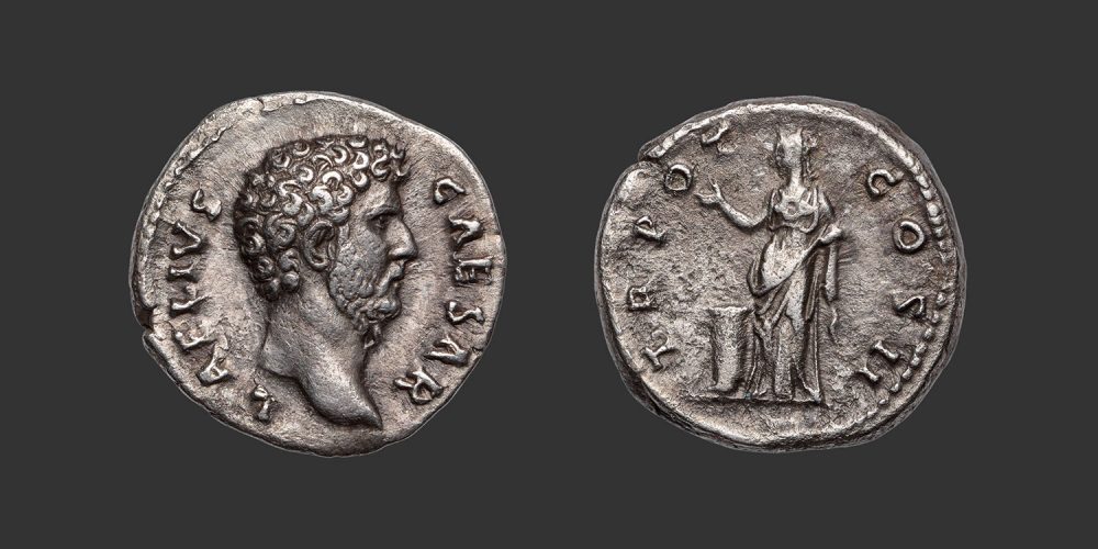 Odysseus Numismatique Monnaies Romaines AELIUS • Denier