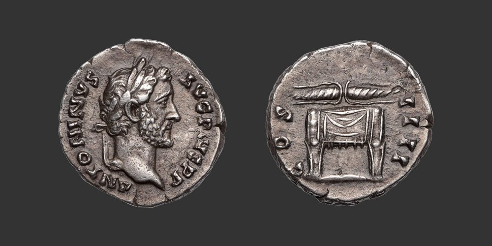 Odysseus Numismatique Monnaies Romaines ANTONIN LE PIEUX • Denier