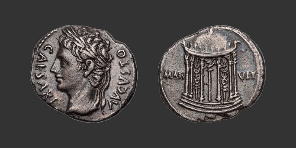 Odysseus Numismatique Monnaies Romaines AUGUSTE • Denier
