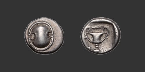 Odysseus Numismatique Monnaies Grecques BÉOTIE - THÈBES • Hémidrachme