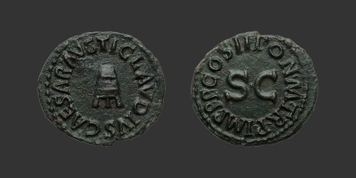 Odysseus Numismatique Monnaies Romaines CLAUDE • Quadrans