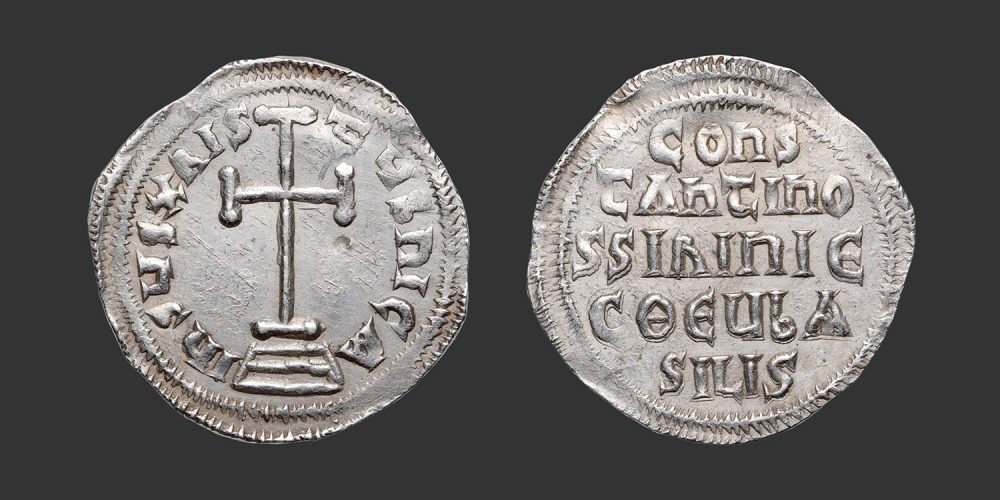 Odysseus Numismatique Monnaies Byzantines CONSTANTIN VI & IRÈNE • Miliaresion