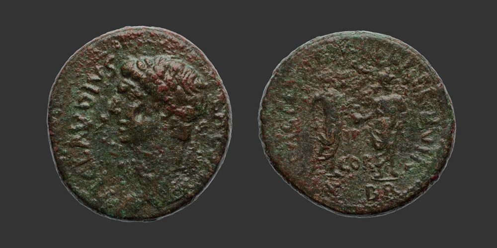 Odysseus Numismatique Monnaies Romaines Provinciales CORINTHE - CLAUDE • Bronze