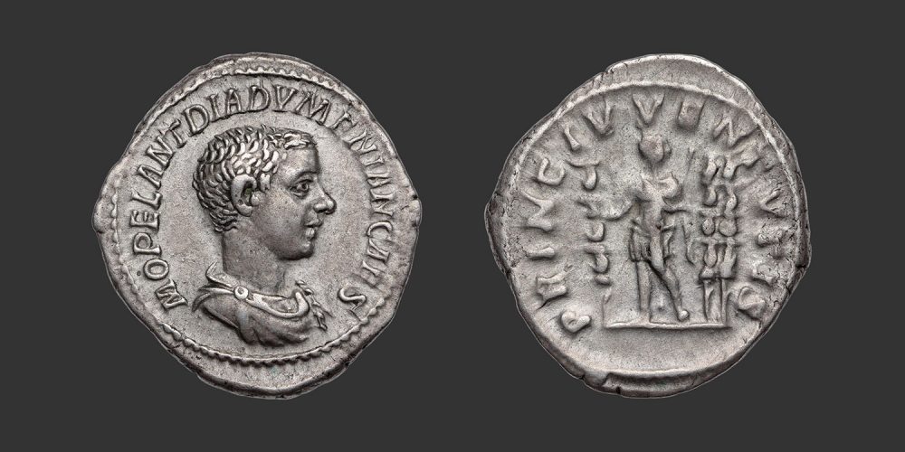 Odysseus Numismatique Monnaies Romaines DIADUMÉNIEN • Denier