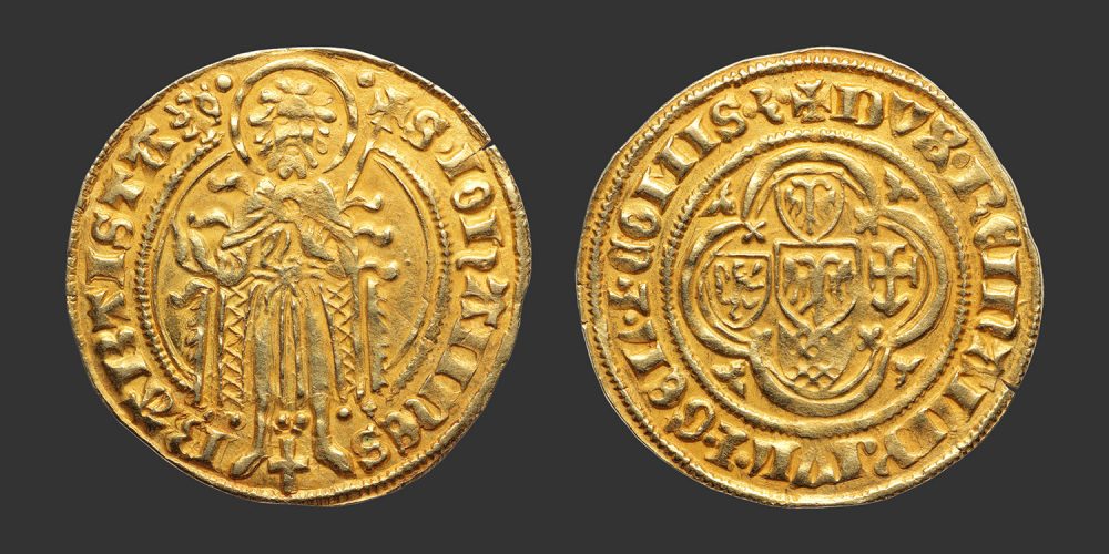 Odysseus Numismatique Monnaies Féodales DUCHÉ DE GUELDRE - RENAUD IV • Gulden d'Or